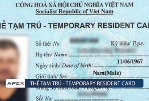 Thẻ tạm trú cho người nước ngoài